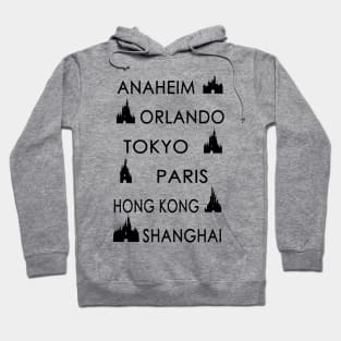 My Cities (Black on Color) Hoodie